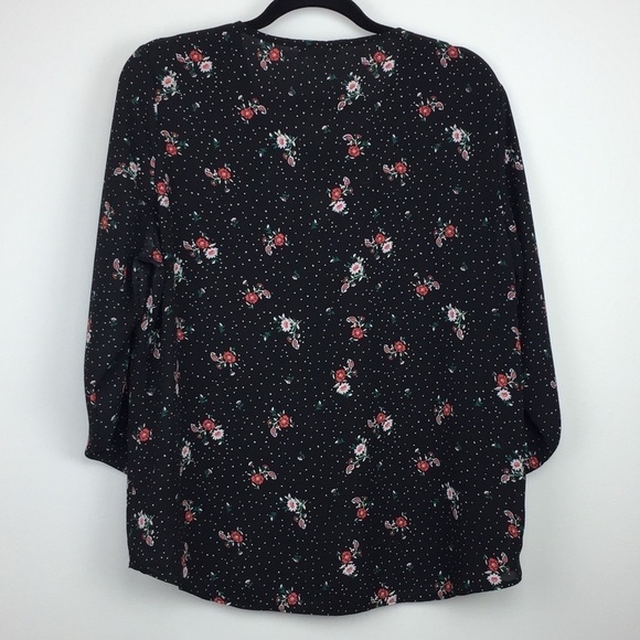 Warehouse One Peasant Blouse Sz Lrg - Picture 2 of 8